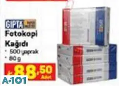 GIPTA FOTOKOPİ KAĞIDI 500 YAPRAK